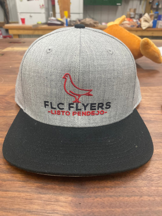 FLC Flyers - Listo Pendejo Flat Bill Heather Gray / Black